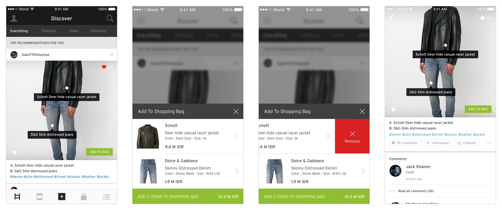 Hood Shopping User Experience and Interface Design